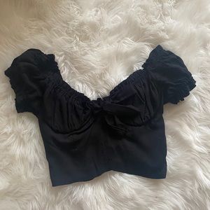 black kendall and kylie crop top